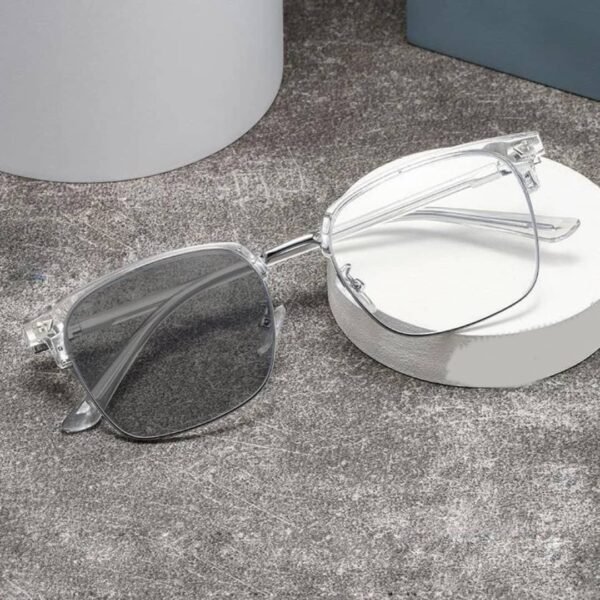 lunette classique photochromique blanche